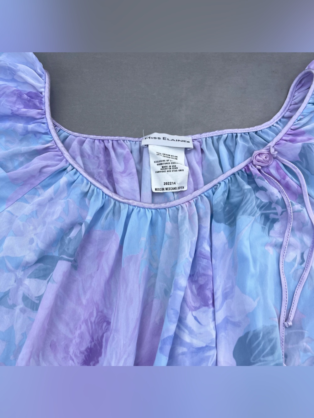 Miss Elaine Vintage Nightgown - Picture 3 of 3